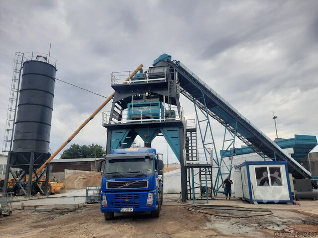 Constmach Concrete Batching Plant 60 M3 stationary concrete batching plant