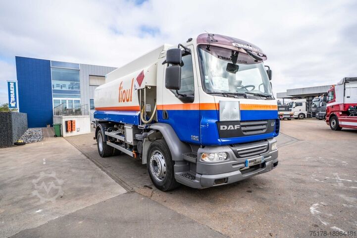 Tanker kamyonu DAF LF55 280+ ALU 13000L/4 COMP.