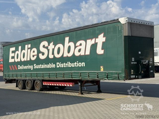 Semi-reboque aberto com lona Schmitz Cargobull Curtainsider Mega