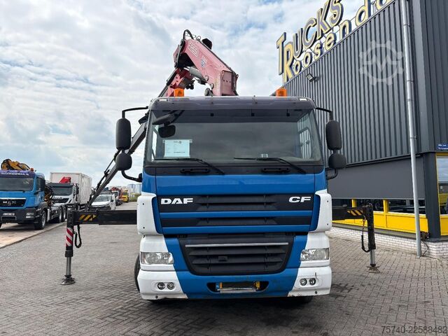 Furgão transportador de automóveis DAF CF 85.410 + FASSI F365A - 6X EXT. + REMOTE + 6X...