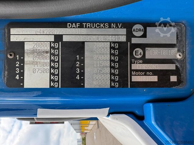 βαν μεταφοράς αυτοκινήτων DAF CF 85.410 + FASSI F365A - 6X EXT. + REMOTE + 6X...