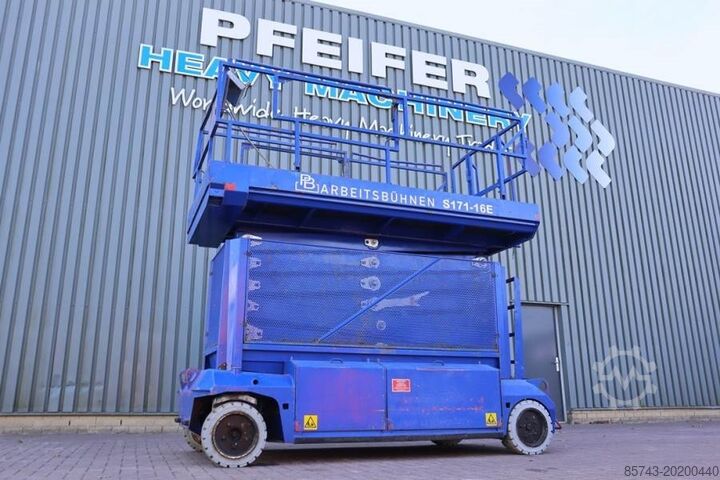 Schaarlift PB LIFT S171-16E Electric, 17.3m Working Height, 400k