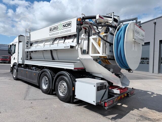 Saugwagen SCANIA G420 B6x2*4NB Bucher FlexLine CM100