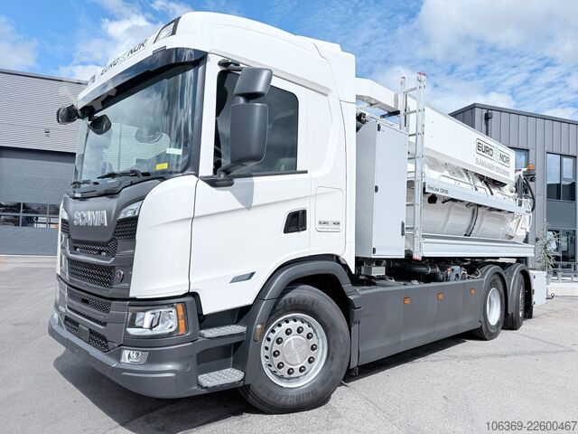 Saugwagen SCANIA G420 B6x2*4NB Bucher FlexLine CM100
