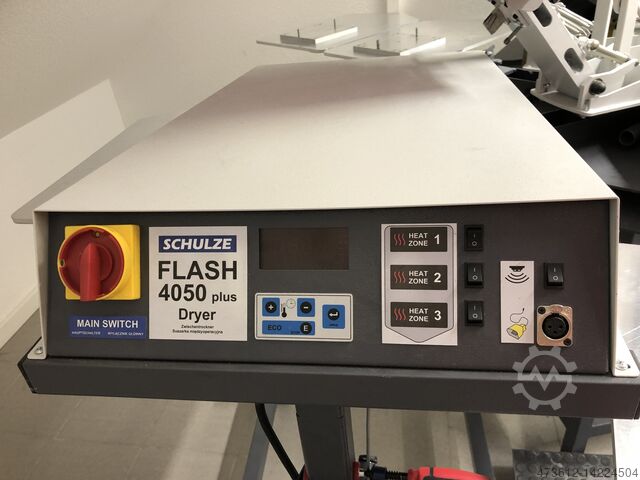 SKÄRMTRYCKNINGSMASKIN Schulze KNN 6/6 + Flash 4050 Plus