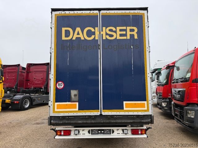 Åben trailer med presenning  Zandt /Durchladehänger/Edscha/Tandem 2-Achsen