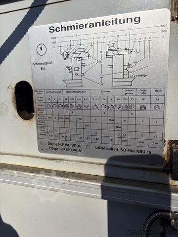 Fresatrice universale WAGNER FCA 500 + lettura digitale su 3 assi (DRO) Frezarka uniwersalna WAGNER FCA 500 + odczyt cyfrowy 3 osie (DRO) Frezarka uniwersalna WAGNER FCA 500 + odczyt cyfrowy 3 osie (DRO)