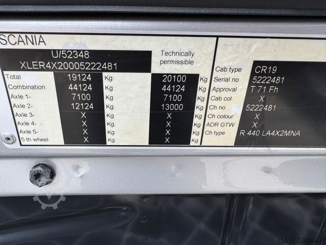 Estándar-SZM Scania R440 / Highline / Retarder / TUV: 11-2026 / Bel...