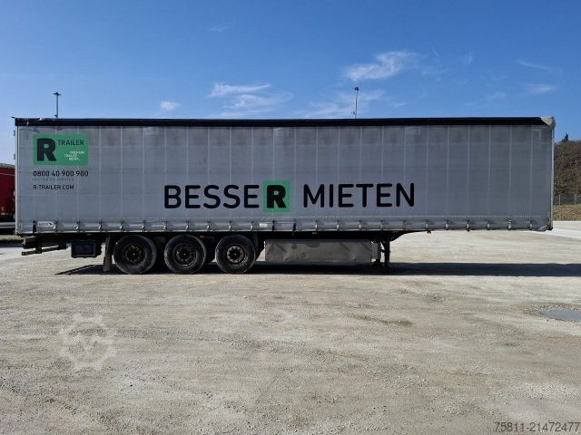 Åben trailer med presenning SCHMITZ CARGOBULL SCS 24/L EDSCHA Curtainsider CodeXL Nievau