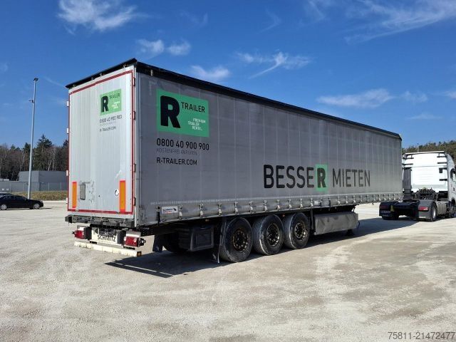 Åben trailer med presenning SCHMITZ CARGOBULL SCS 24/L EDSCHA Curtainsider CodeXL Nievau