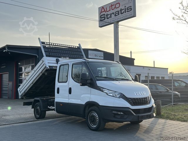 Tippbil skåpbil IVECO Daily 35S16 DoKa Klima AHK 7-Sitzer Start/Stop