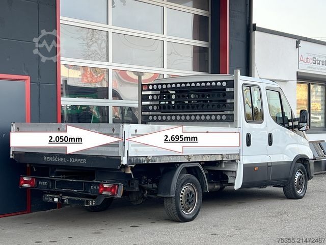 Tippbil skåpbil IVECO Daily 35S16 DoKa Klima AHK 7-Sitzer Start/Stop