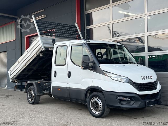Tippbil skåpbil IVECO Daily 35S16 DoKa Klima AHK 7-Sitzer Start/Stop