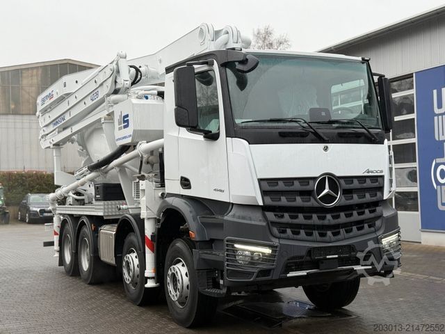 Samochód z pompą do betonu MERCEDES-BENZ Arocs 4146 8x4 PUMI SERMAC 4Z28