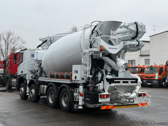 Samochód z pompą do betonu MERCEDES-BENZ Arocs 4146 8x4 PUMI SERMAC 4Z28