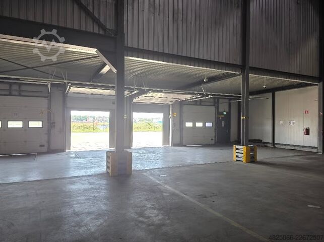 Demontierbare Lagerhalle mit Verladerampen, 234 m² Industrial warehouse 36 x 6,5