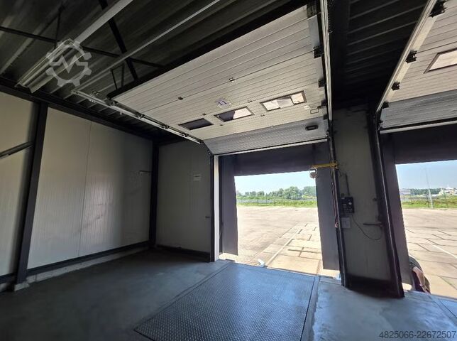 Demontierbare Lagerhalle mit Verladerampen, 234 m² Industrial warehouse 36 x 6,5