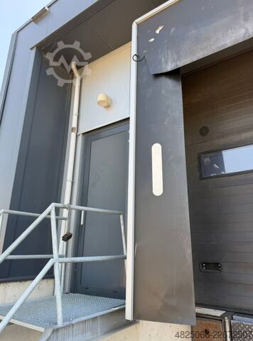 Demontierbare Lagerhalle mit Verladerampen, 234 m² Industrial warehouse 36 x 6,5