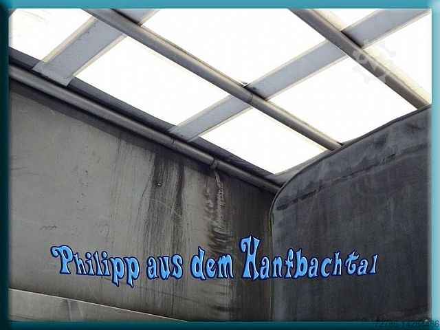 Flatbed/branda Mercedes-Benz Mercedes Sprinter 312D 4x4 Pritsche Hebebühne Army