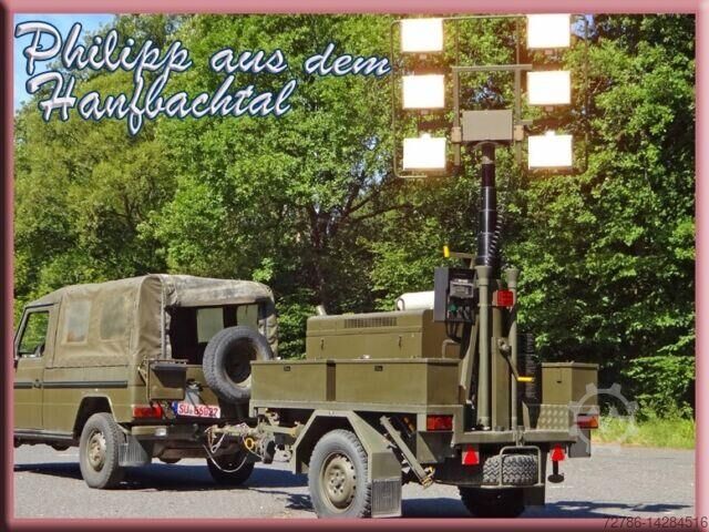 Egyéb Other Nencki Flutlichtanlage 12,5KW Stromaggregat Army