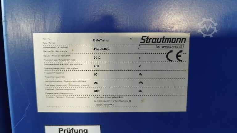 Enfardadeira Strautmann Bale Trainer