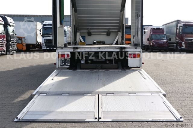 Biltransportlastbil MERCEDES-BENZ Atego geschloss. Autotransporter LBW Euro 6