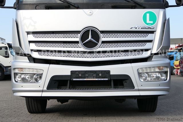 Biltransportlastbil MERCEDES-BENZ Atego geschloss. Autotransporter LBW Euro 6