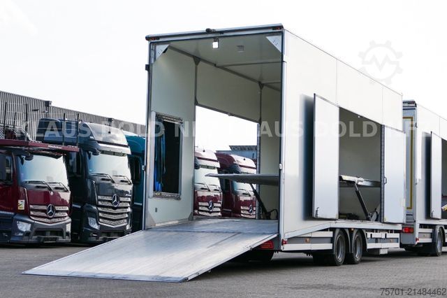 Biltransporttrailer FGS geschlossener Autotransporter Doppelstock