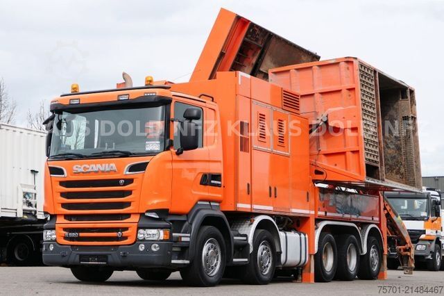 Vakuumtankbil SCANIA R520 V8 RSP Saugbagger  10X4 Retarder