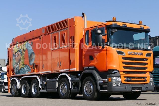 Vakuumtankbil SCANIA R520 V8 RSP Saugbagger  10X4 Retarder