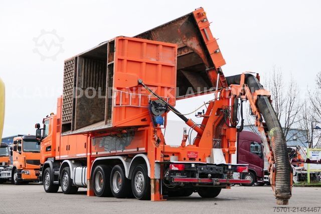 Vakuumtankbil SCANIA R520 V8 RSP Saugbagger  10X4 Retarder