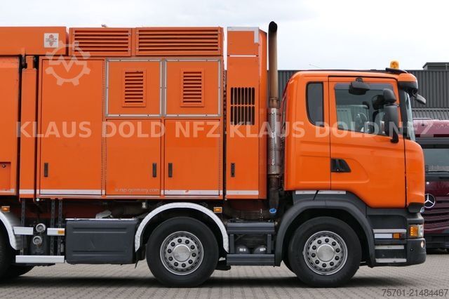 Vakuumtankbil SCANIA R520 V8 RSP Saugbagger  10X4 Retarder