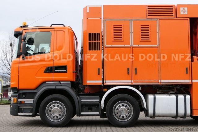 Vakuumtankbil SCANIA R520 V8 RSP Saugbagger  10X4 Retarder