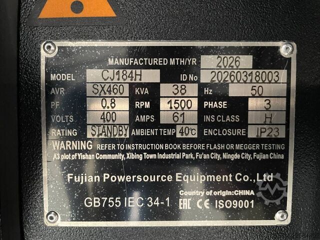  Baudouin 4M06G44/5 - 42 kVA Generator - DPX-19863