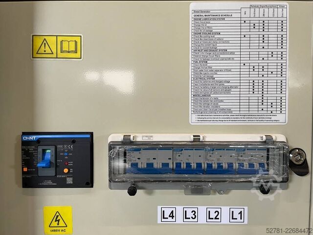 Agregado Baudouin 4M10G110/5 - 110 kVA Generator - DPX-19868