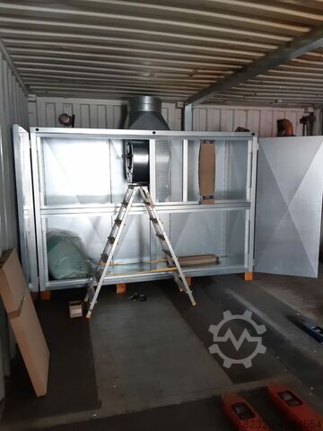 Droge spuitwand Spuitwand Verfwand D&M TSWi 3x2 10.800 m³/h