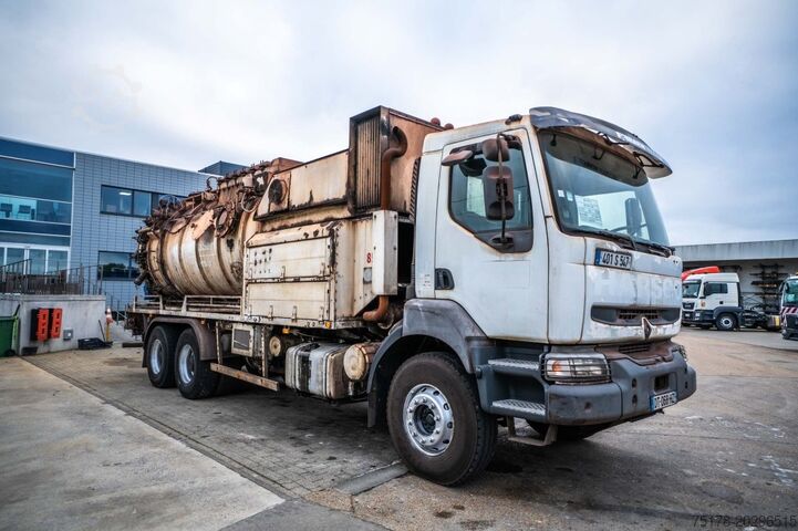 Zuigvoertuig RENAULT KERAX 385 // CITERNE ASPIRATRICE