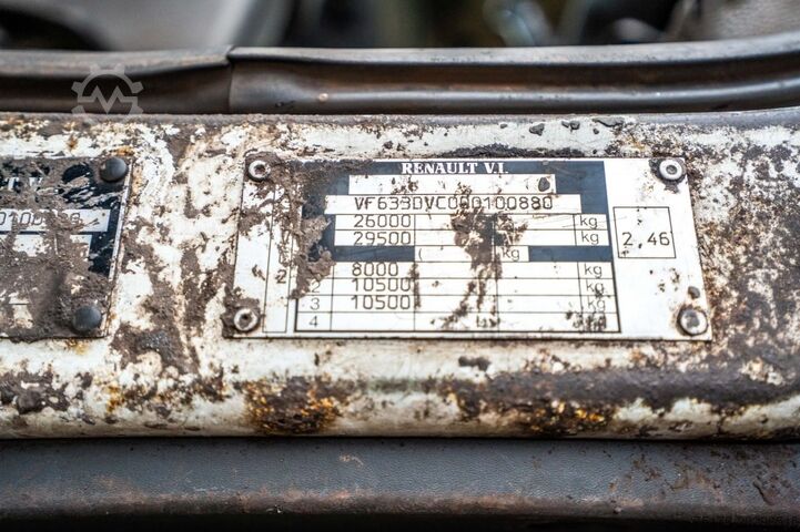 Zuigvoertuig RENAULT KERAX 385 // CITERNE ASPIRATRICE