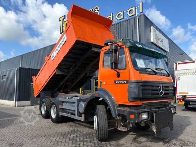 Volquete Mercedes-Benz SK 2638 + manual + spring + 6x4 + big axles