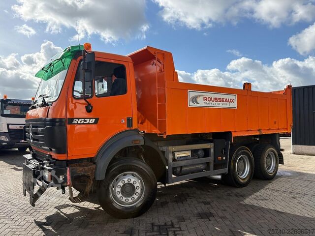 Volquete Mercedes-Benz SK 2638 + manual + spring + 6x4 + big axles