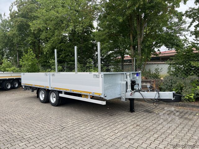 Open aanhangwagen Möslein THT 14,4 G 7,20 L  14,4 t Tandem- Pritschenanhänger- Tieflader