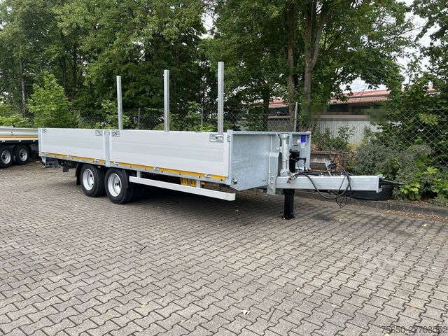Open aanhangwagen Möslein THT 14,4 G 7,20 L  14,4 t Tandem- Pritschenanhänger- Tieflader