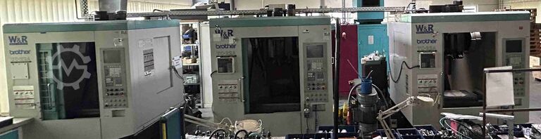 Lot centre d’usinage CNC 2x + 1x Brother TC-22A