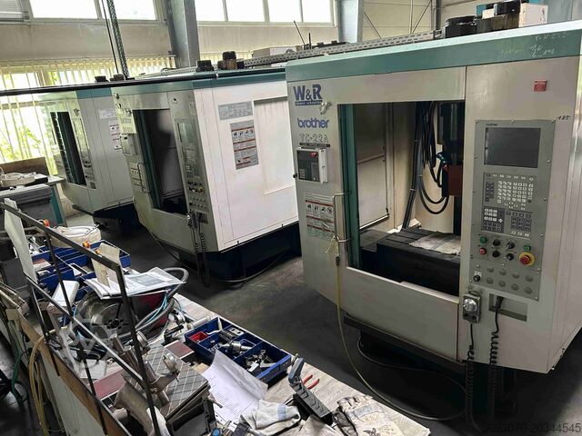 Lot centre d’usinage CNC 2x + 1x Brother TC-22A