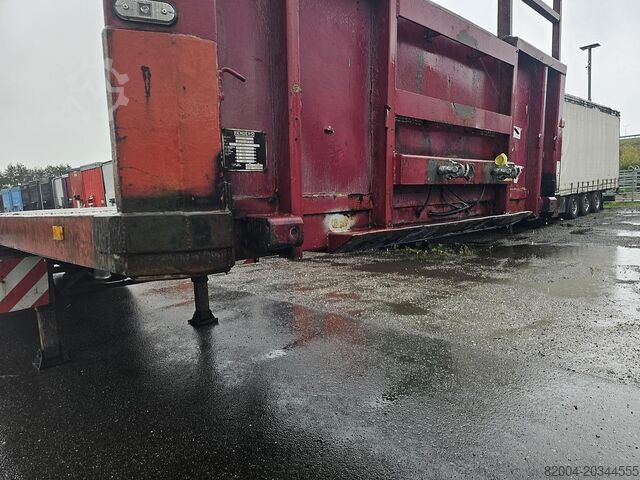 Flatbed RENDERS ROC 12-27 N14 HEAVY DUTY 3 AXLE SEMITRAILER STE...