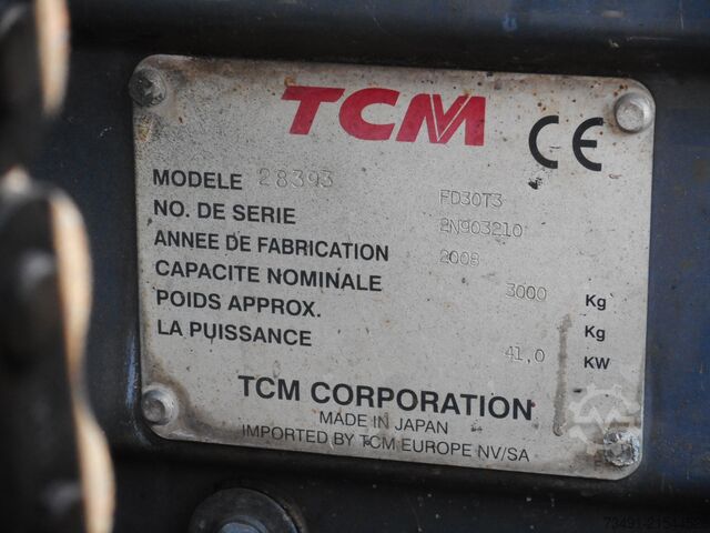 Forklift TCM FD30T3  Triplex + SS