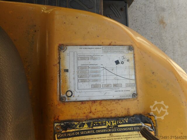 Forklift TCM FD30T3  Triplex + SS