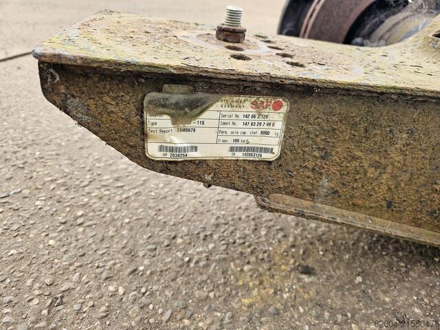 Essieu SAF B19-19W | TRAILER AXLE SINGLE TIRE | DISC.