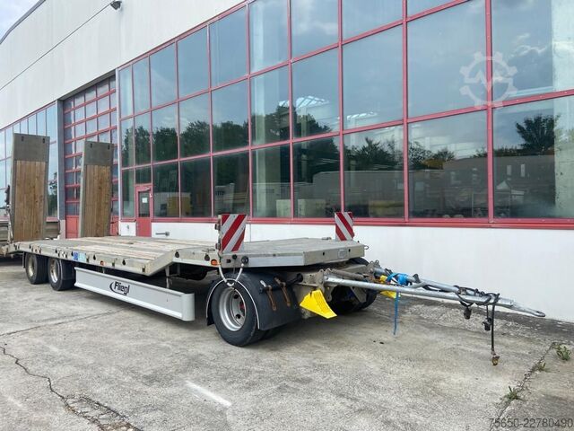 Remolque de plataforma baja Fliegl DTS 300  3 Achs Tiefladeranhänger