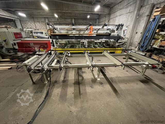 Mécanisation des mouleuses Weinig Moulder mechanisation 80m/min